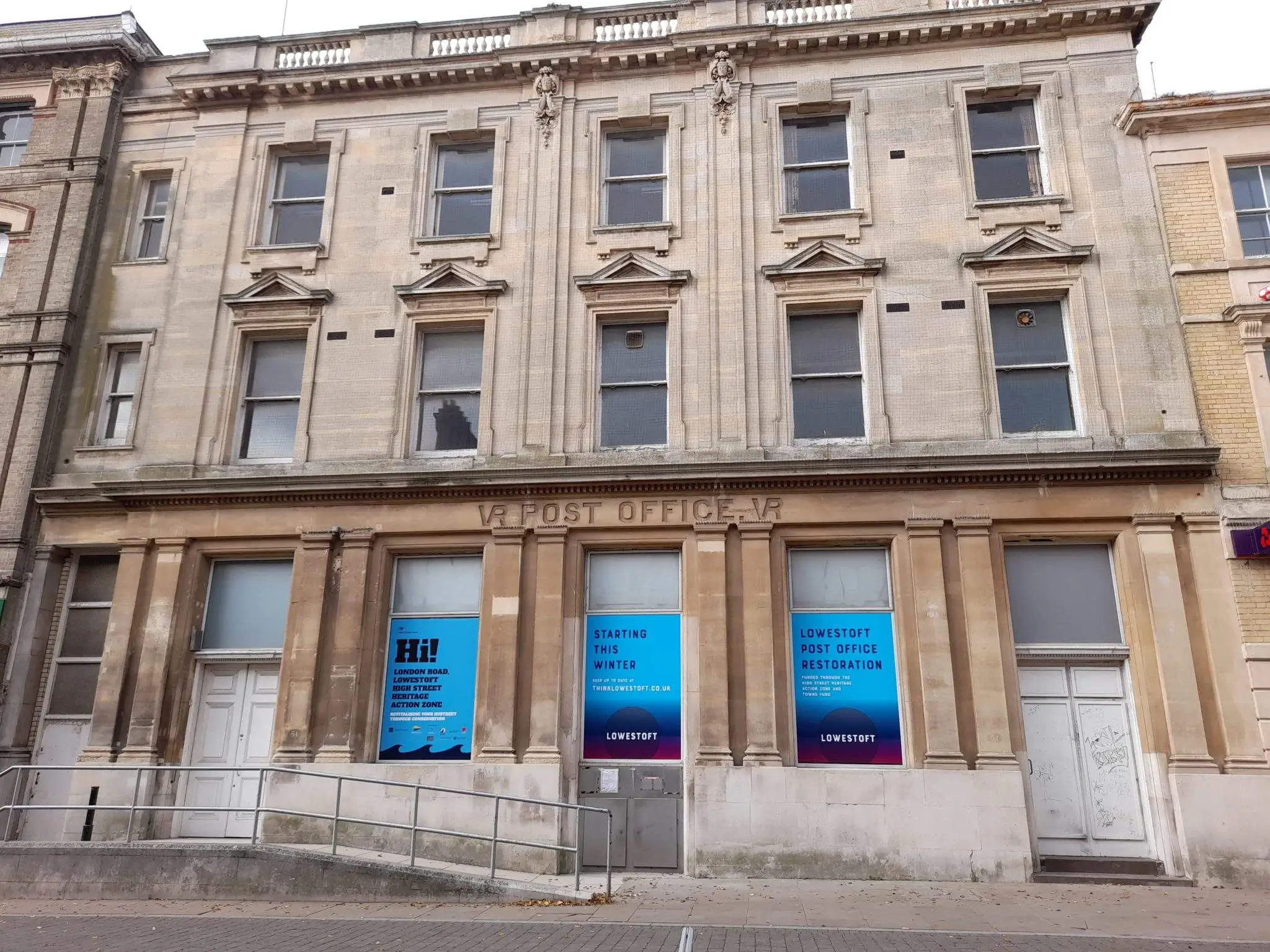 Former Post Office, London Road South, Lowestoft – October 2021