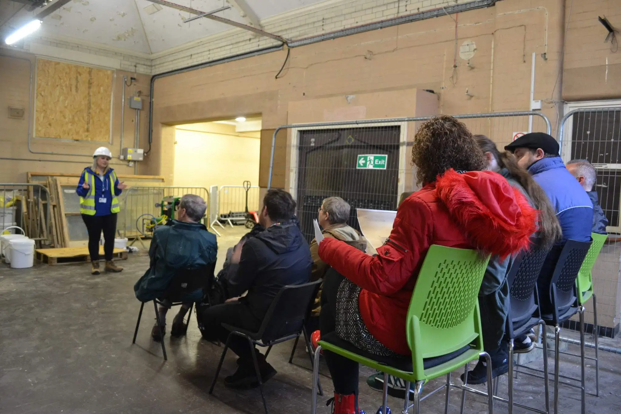 Figure 9: Public engagement talks to share knowledge and information about traditional building skills and repairs techniques