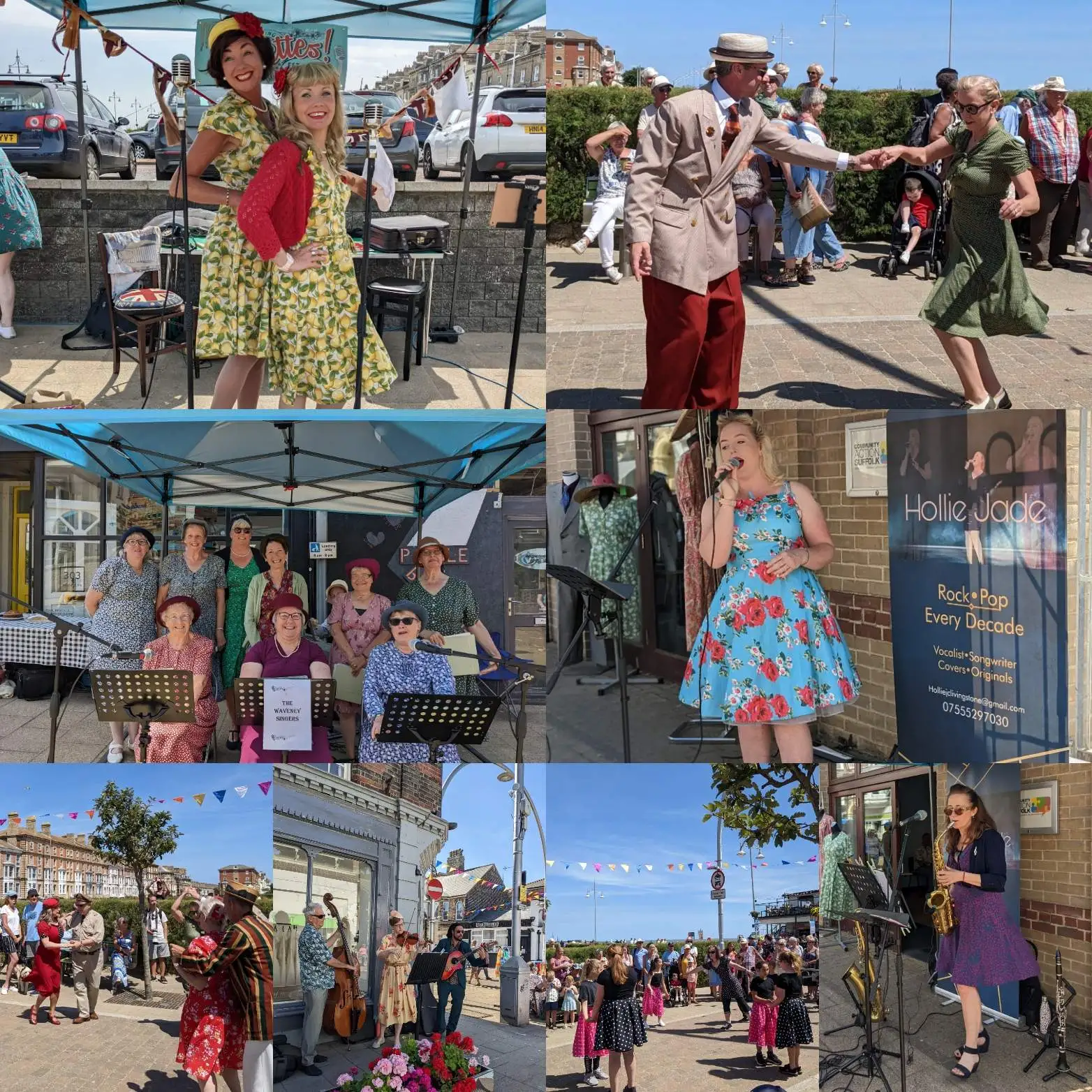 Figure 2 – Image showing some of the incredible acts performing across the weekend