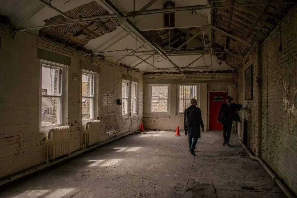 Inside the Grade II listed Post Office